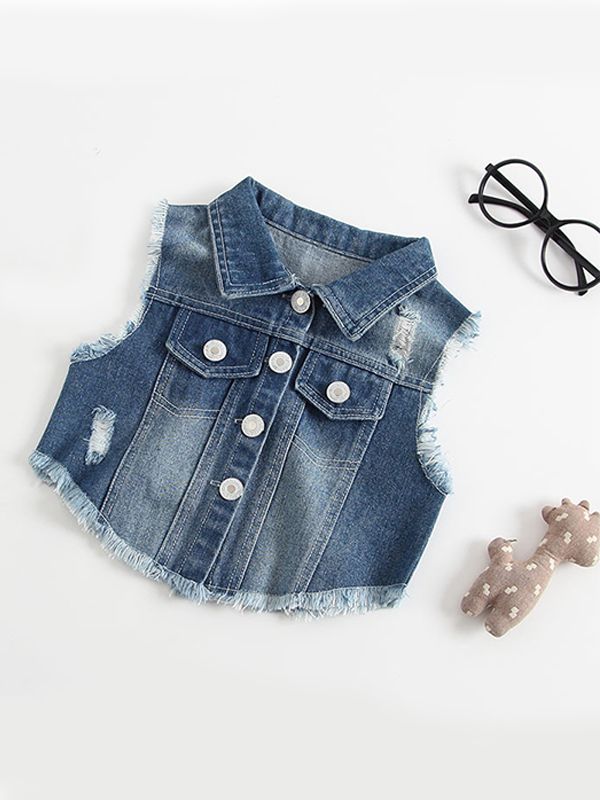 baby denim vest