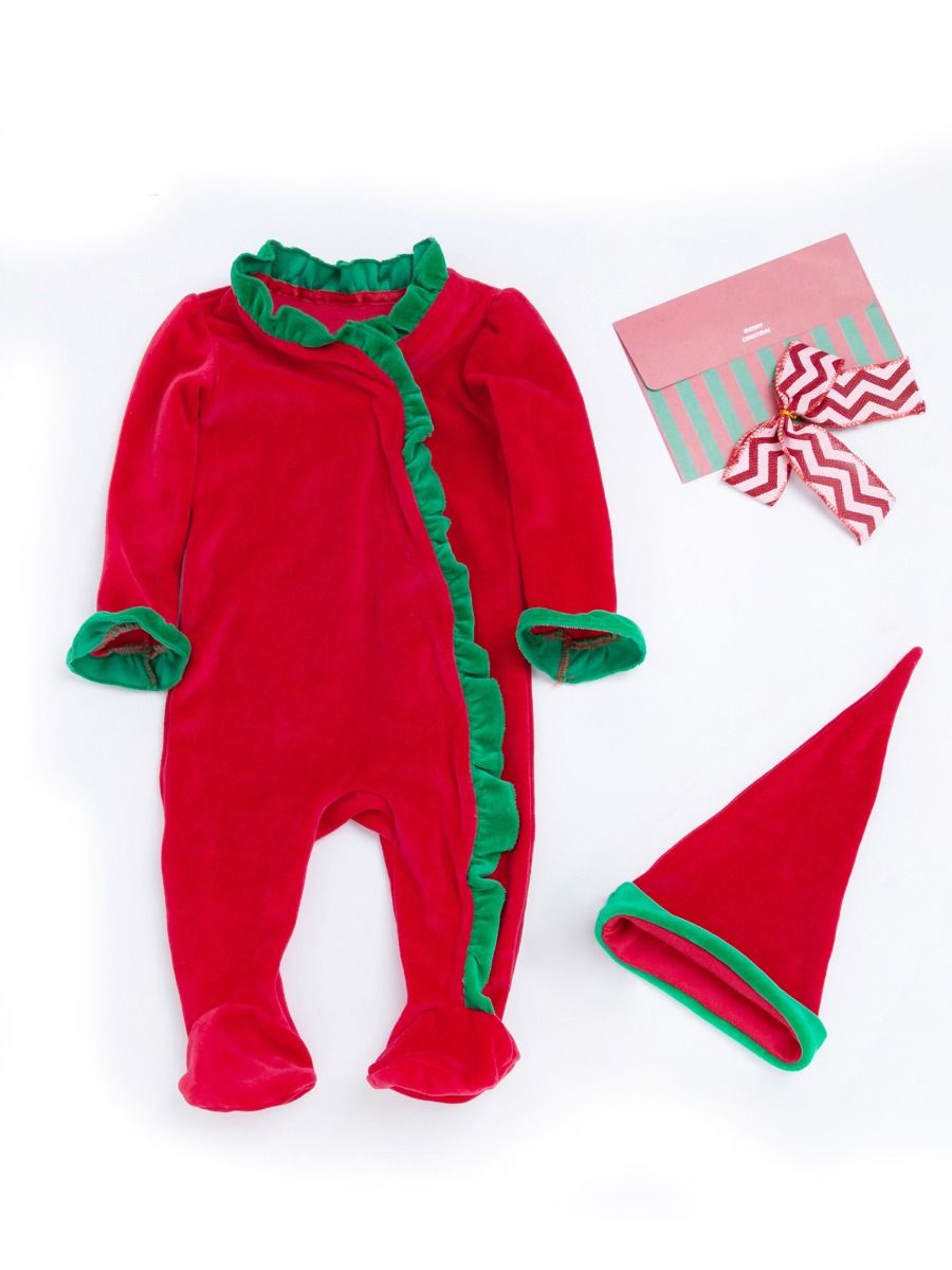 velvet jumpsuit baby