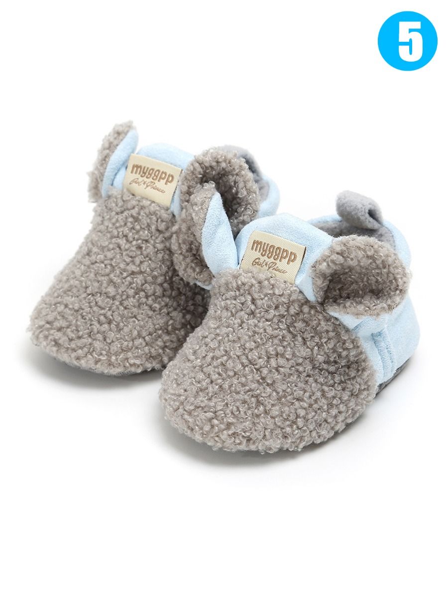 baby shoes infants on Wholesale Animal Sheep Ear Pattern Infants Boys Girls F