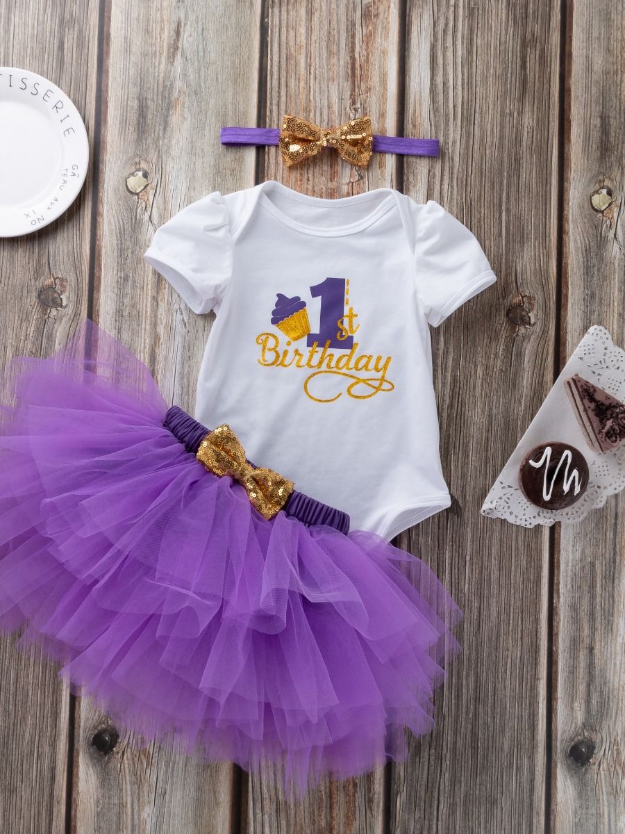 baby girl 1st birthday tutu outfits