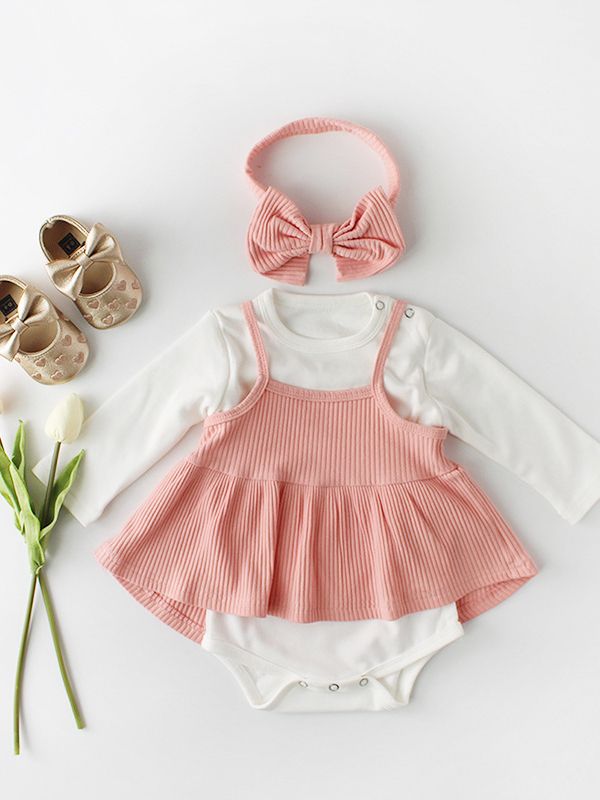 baby girl long sleeve romper