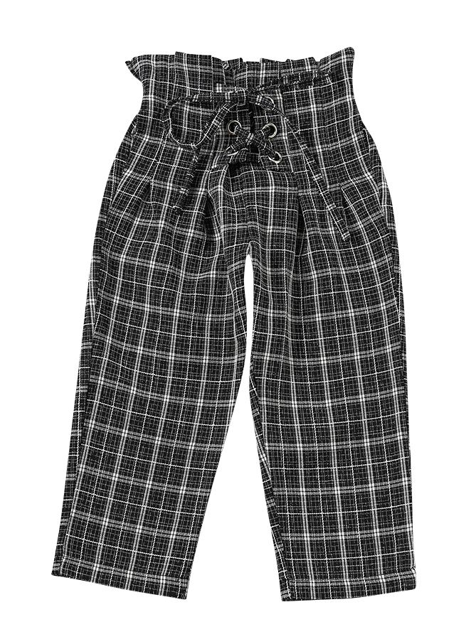 Girls checked trousers Clearance