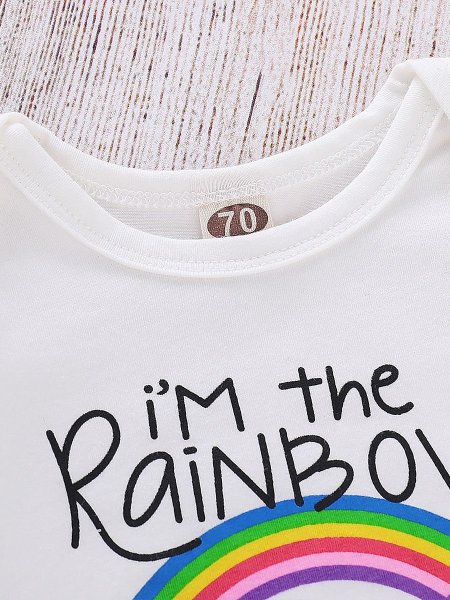 baby girl rainbow clothes