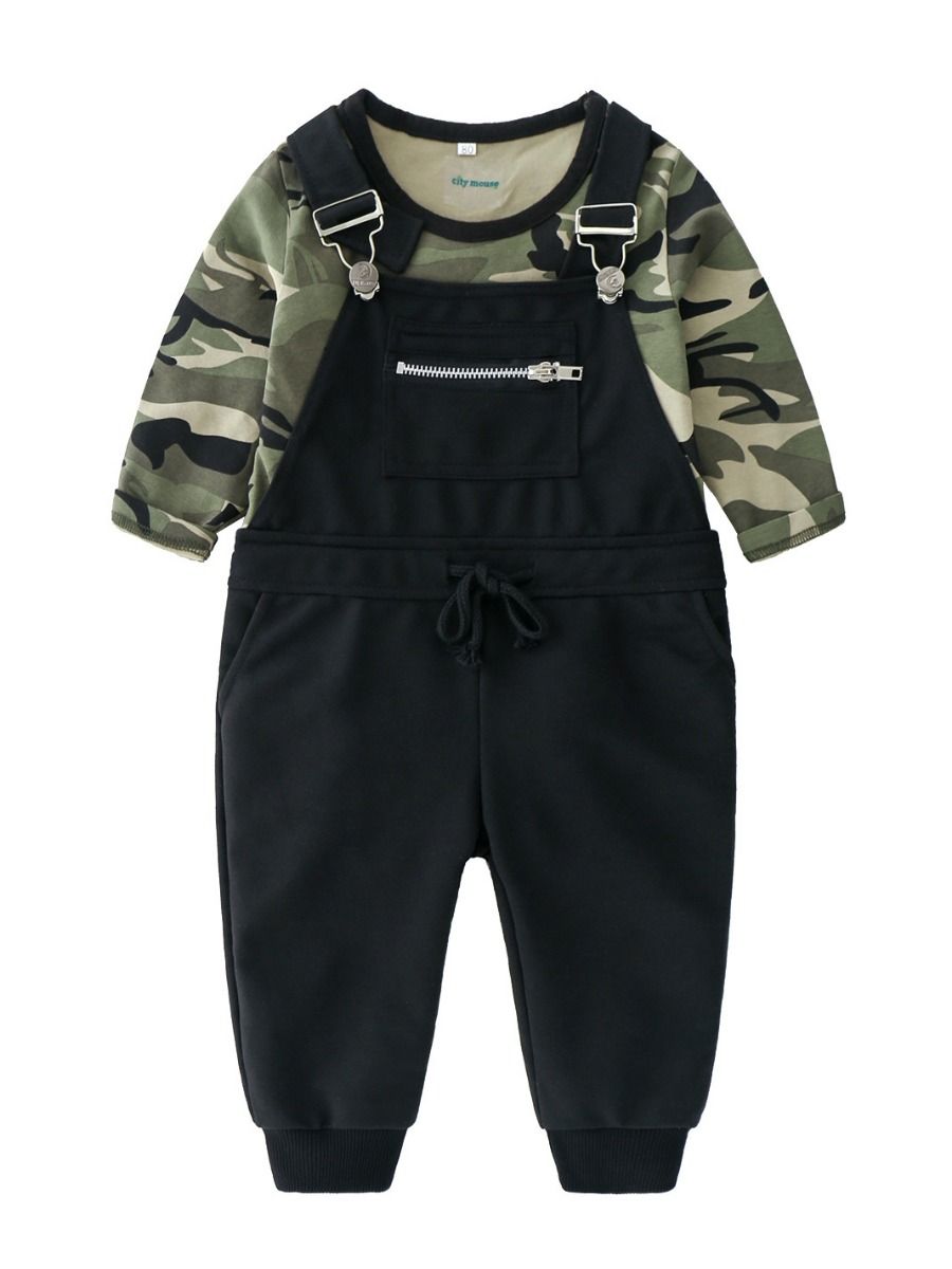 black bib overalls