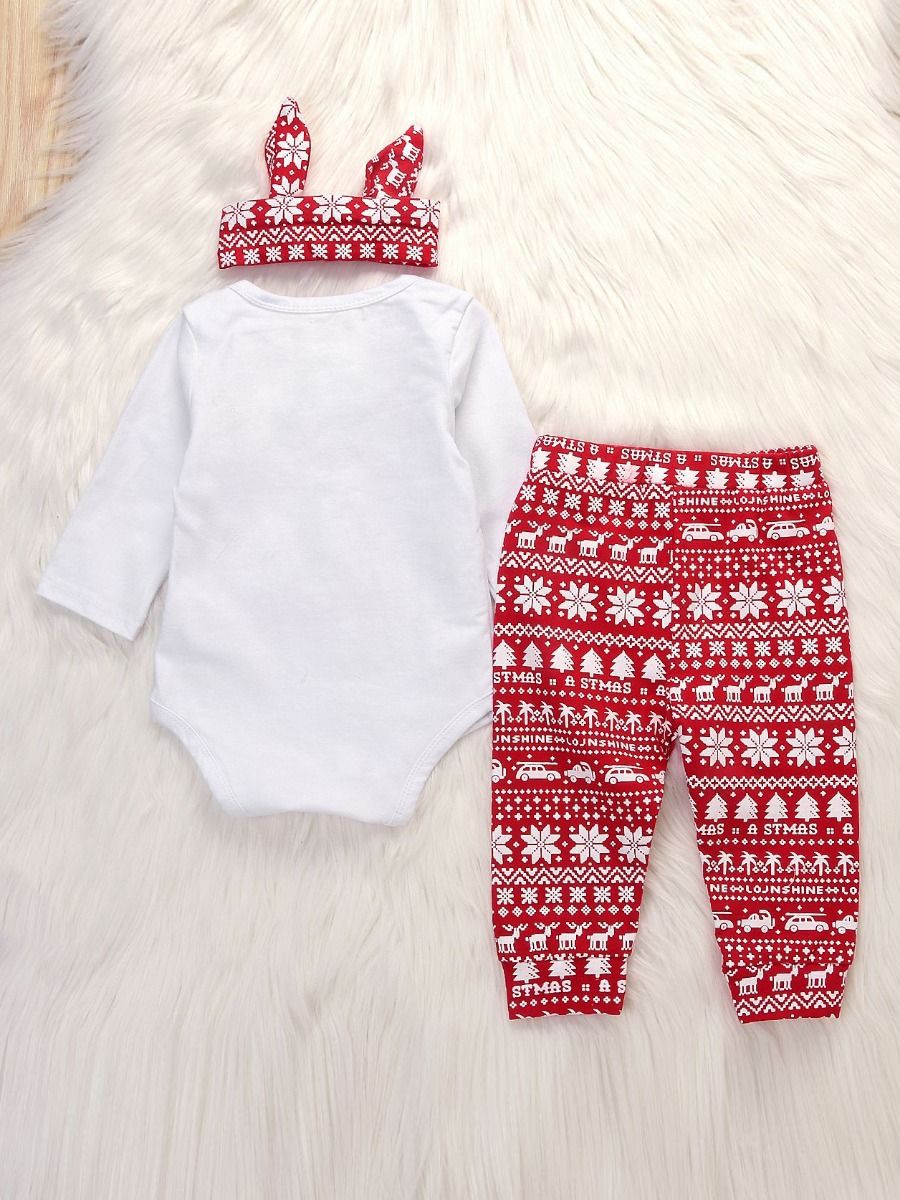 baby girl christmas onesie