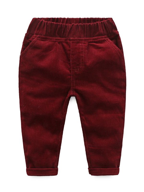 baby boy red pants