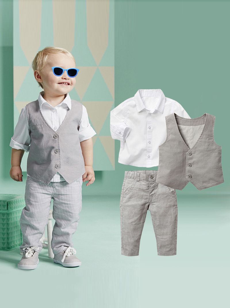 three piece baby suit