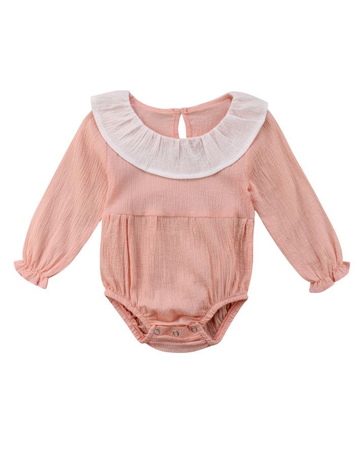 baby girl collar bodysuit
