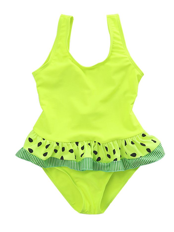 Wholesale Watermelon Style Kids Bathing Suit Girls Swim