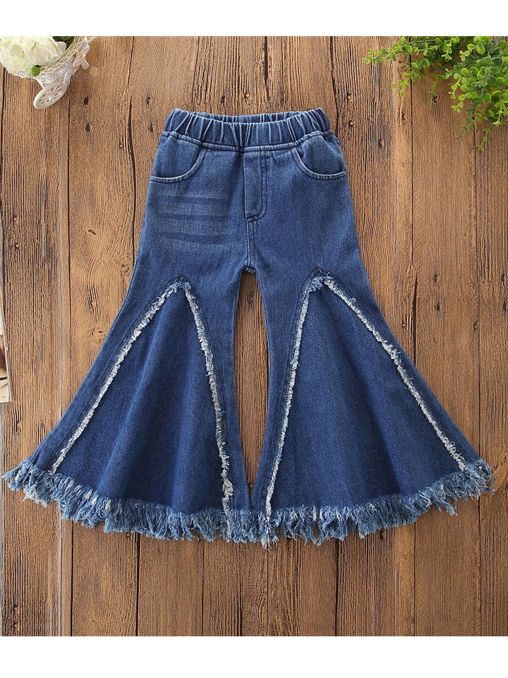 baby girl bell bottom jeans