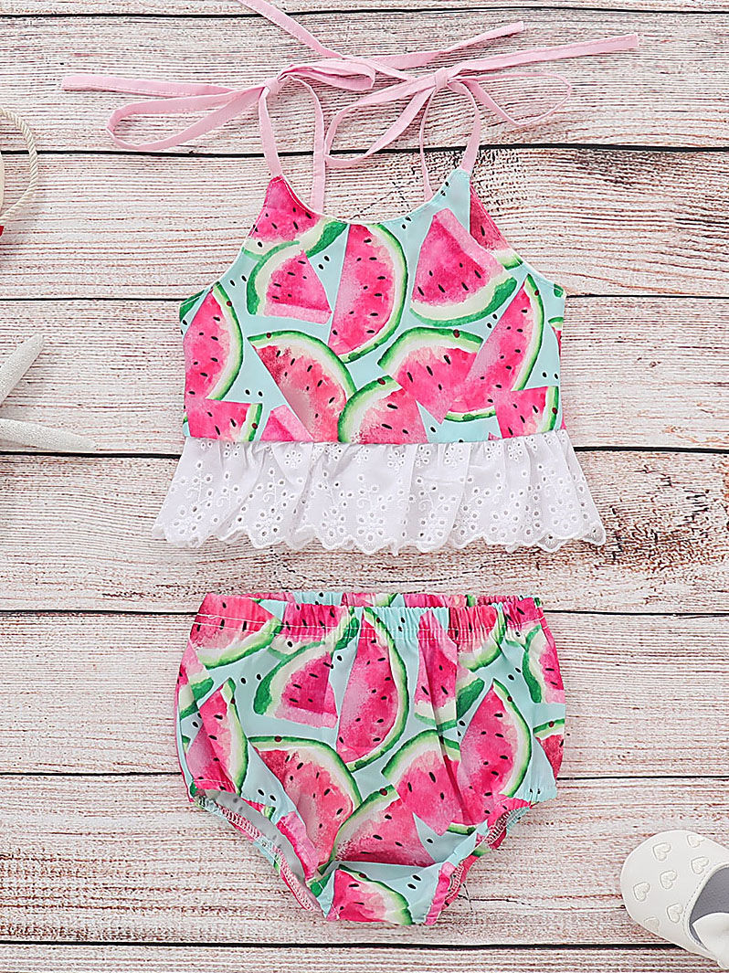 Wholesale 2-Piece Infant Girl Watermelon Print Top & Pa