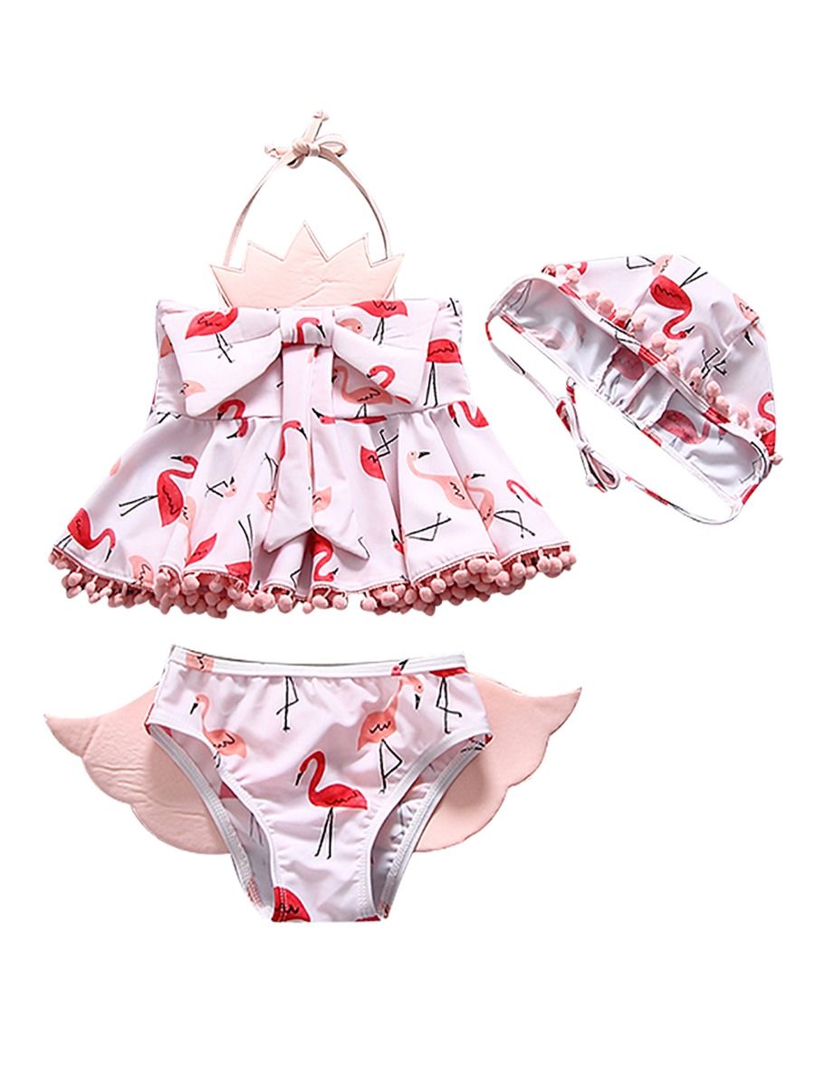flamingo baby swimsuit