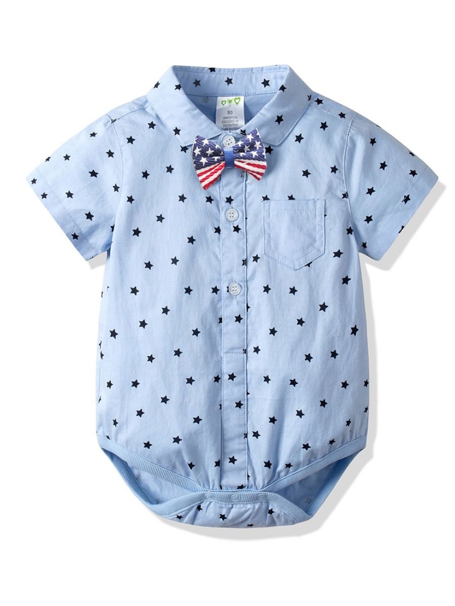 baby bodysuit with collar