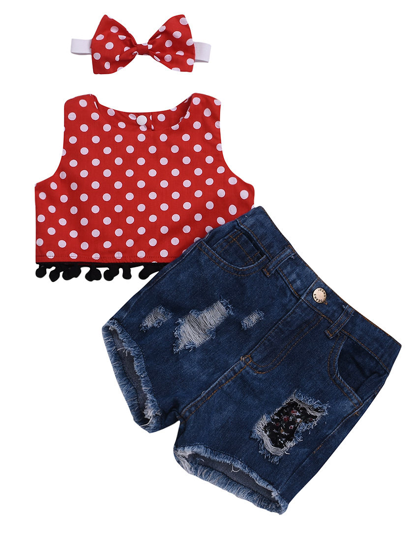 little girl denim outfits