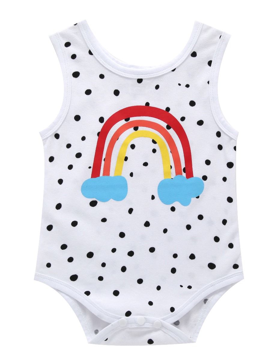 sleeveless baby bodysuit