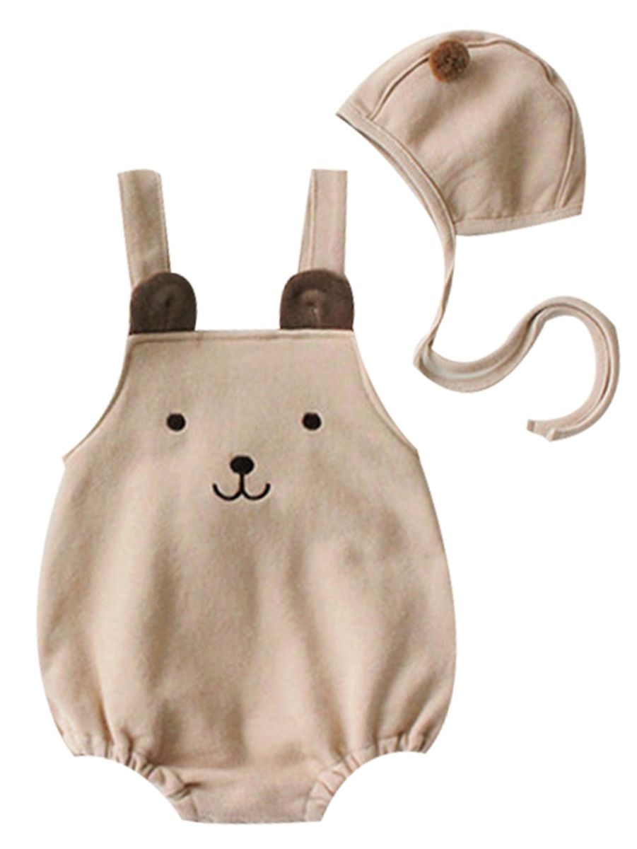 bear baby romper
