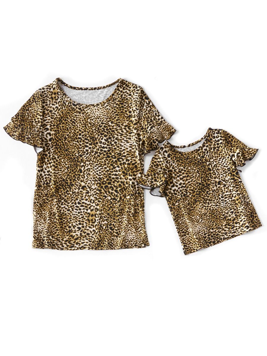leopard sleeve baseball tee wholesale