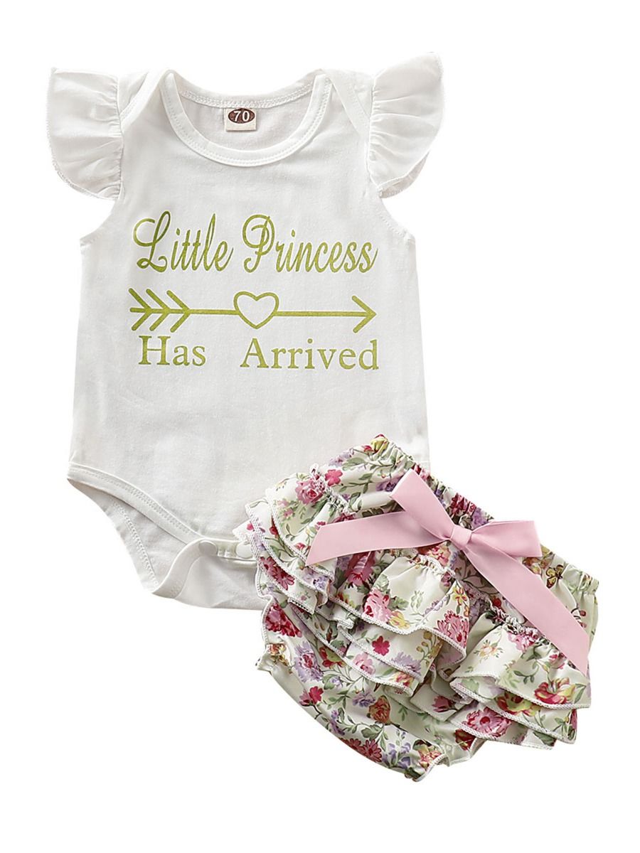 Girls Little Princess Hat 2 Piece Set One Size Newborn