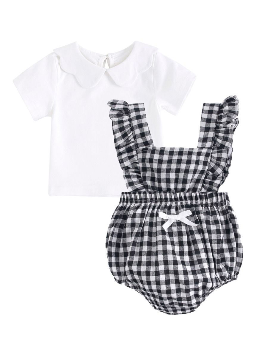 black and white newborn outfit