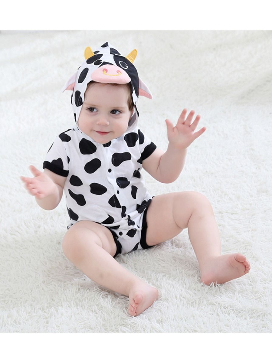 cow romper baby