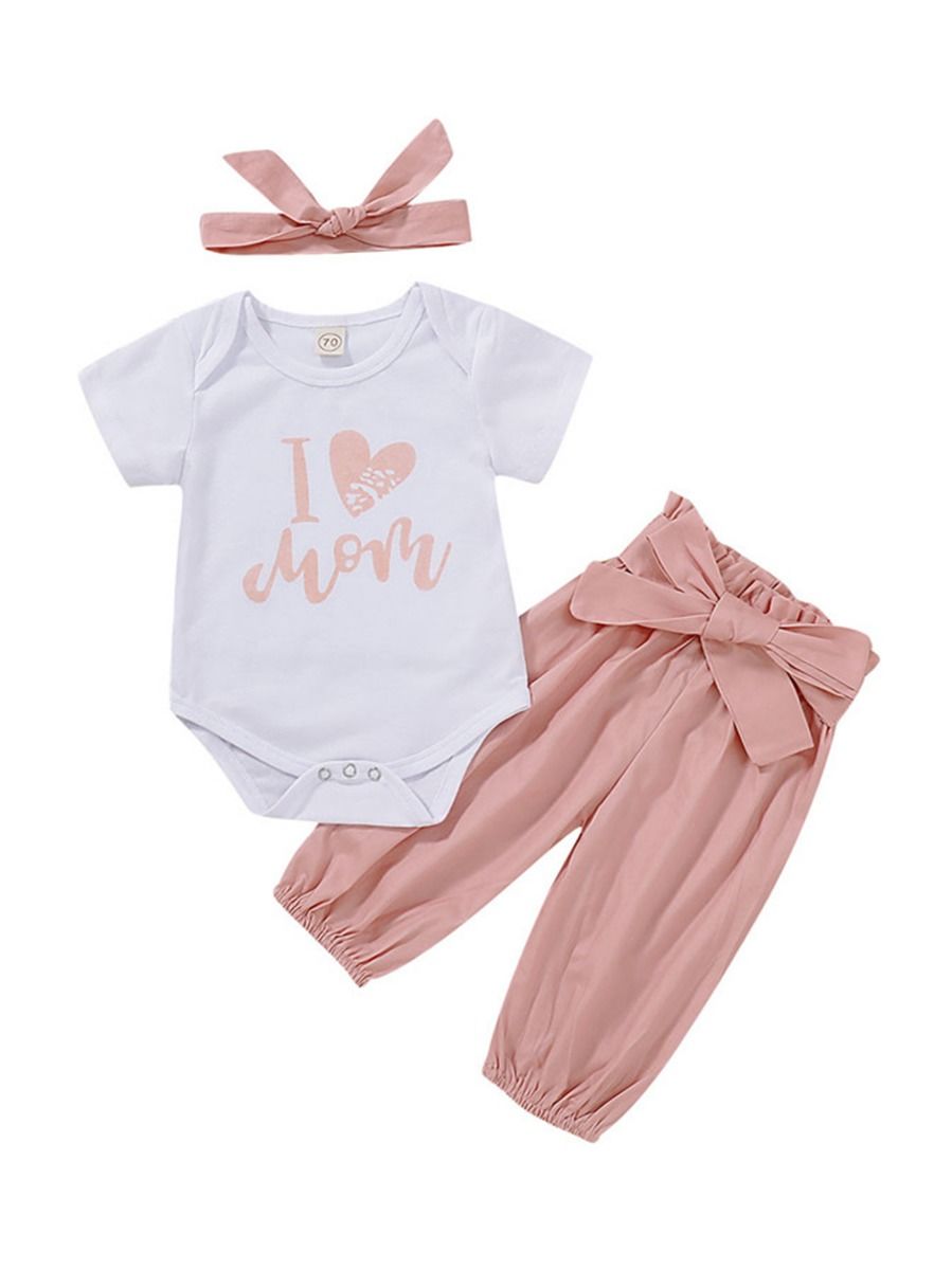 baby girl outfits with matching headbands