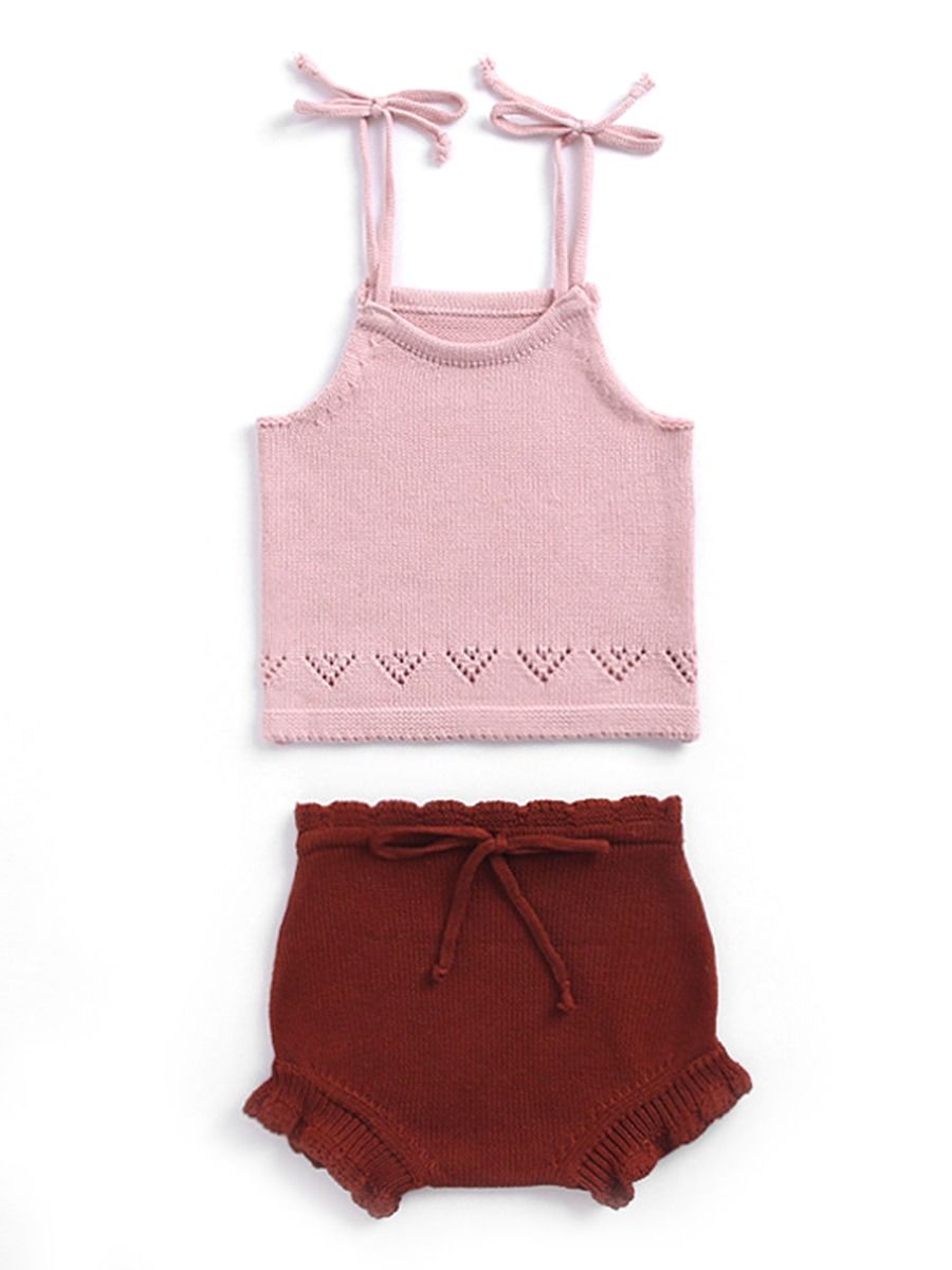 baby girl knitted 2 piece