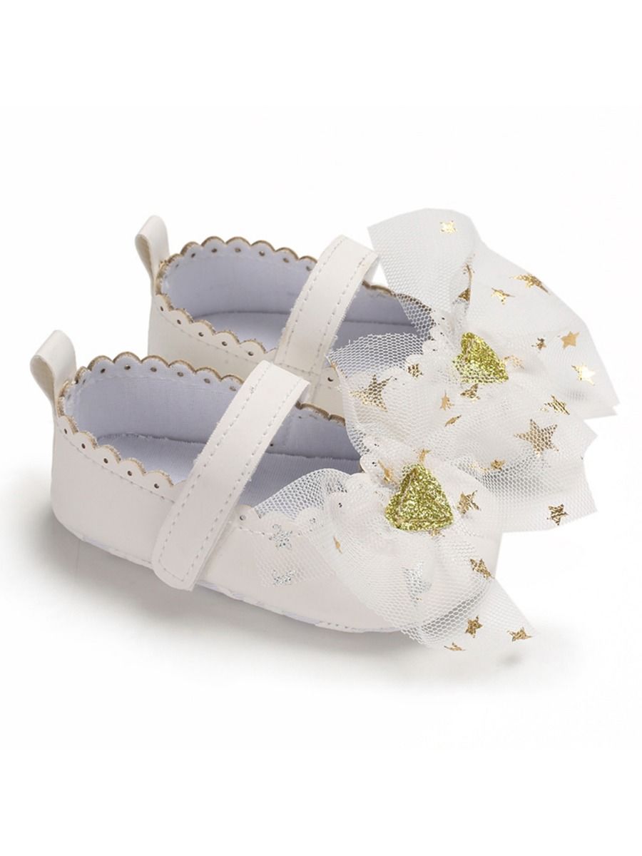 Wholesale Tbar Bow Princess Crib Shoes 19062559 kisk