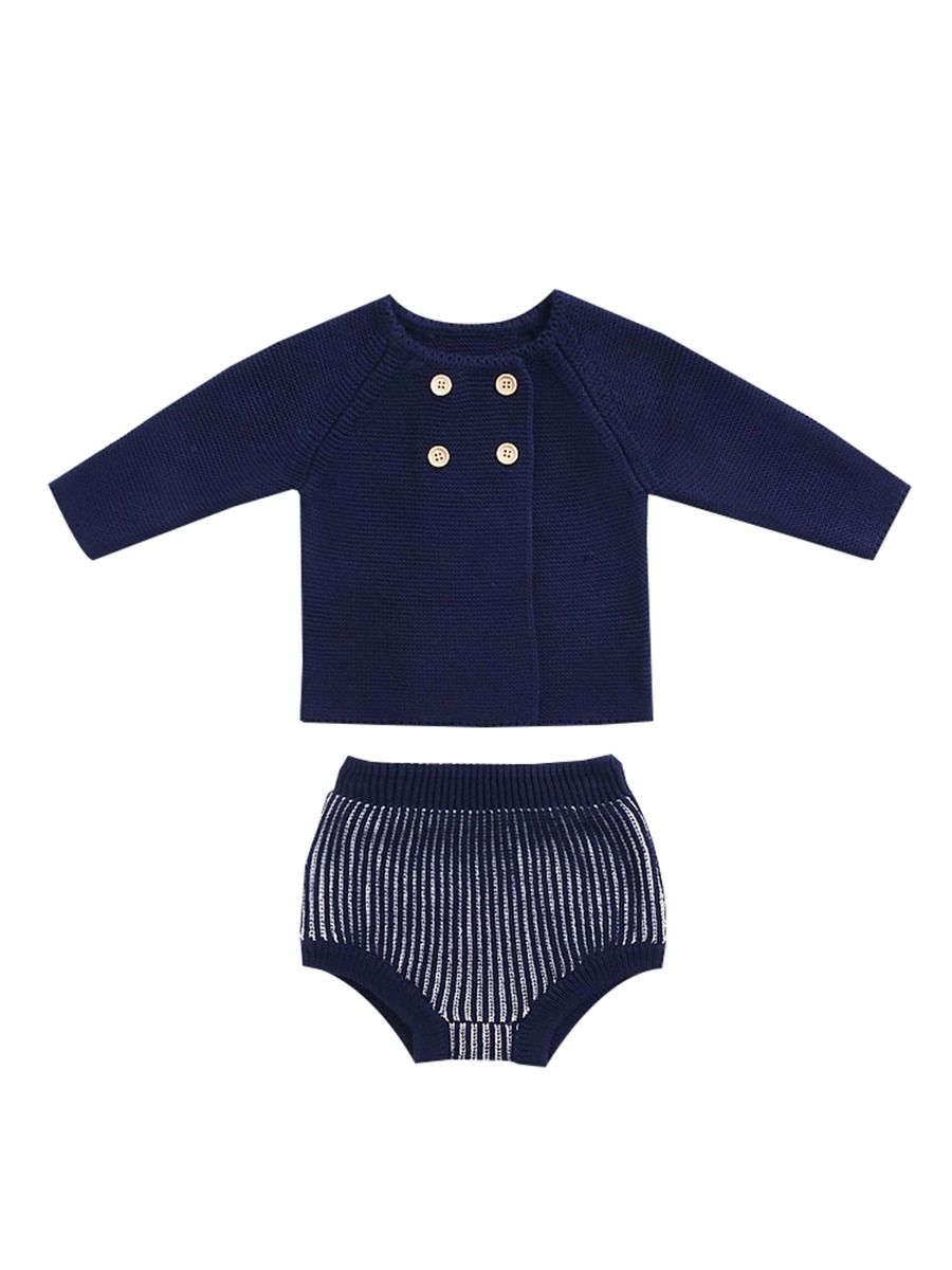 baby boy knitted 2 piece