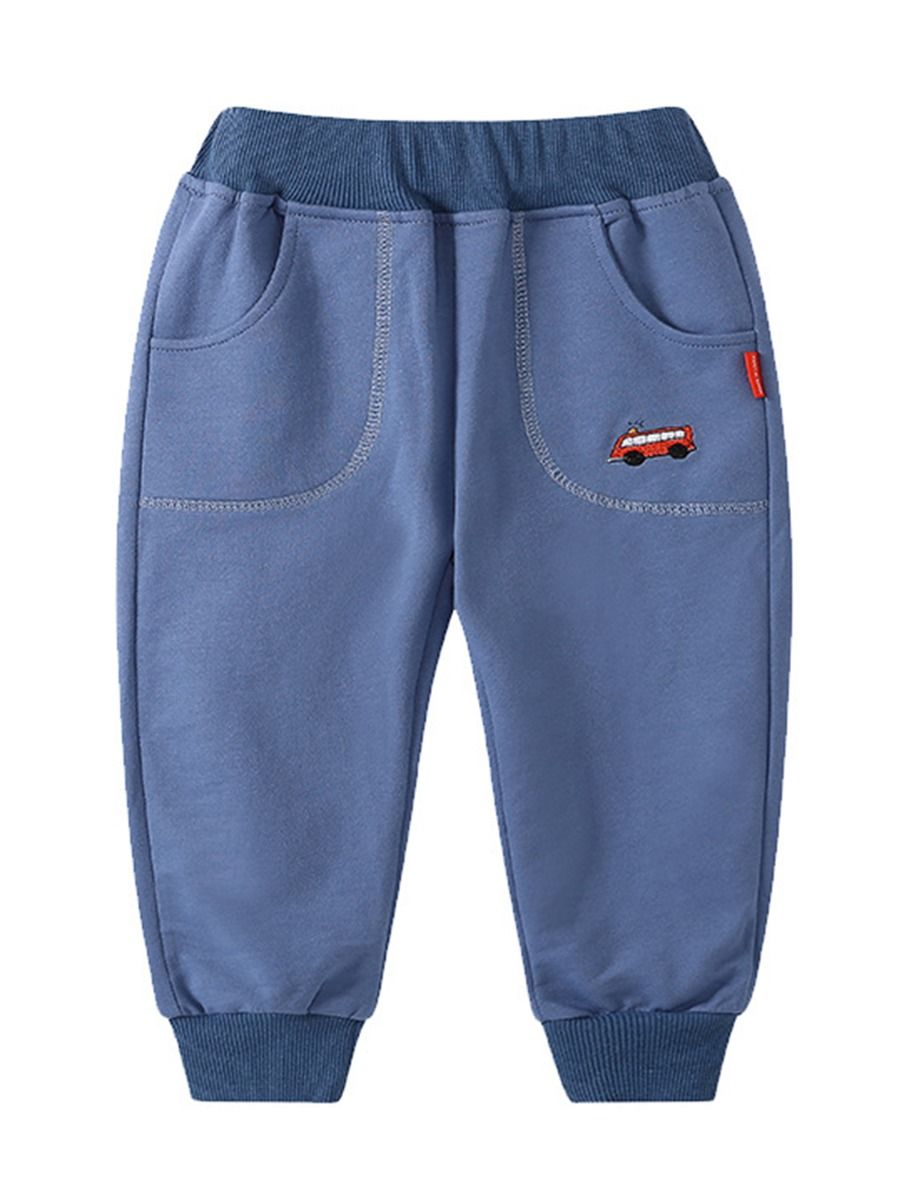 Wholesale Fall Toddler Big Boy Casual Cotton Pants 1908