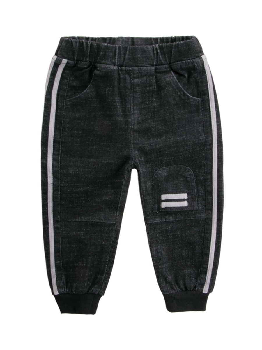 Wholesale Fashion Toddler Little Kids Black Jeans 19100