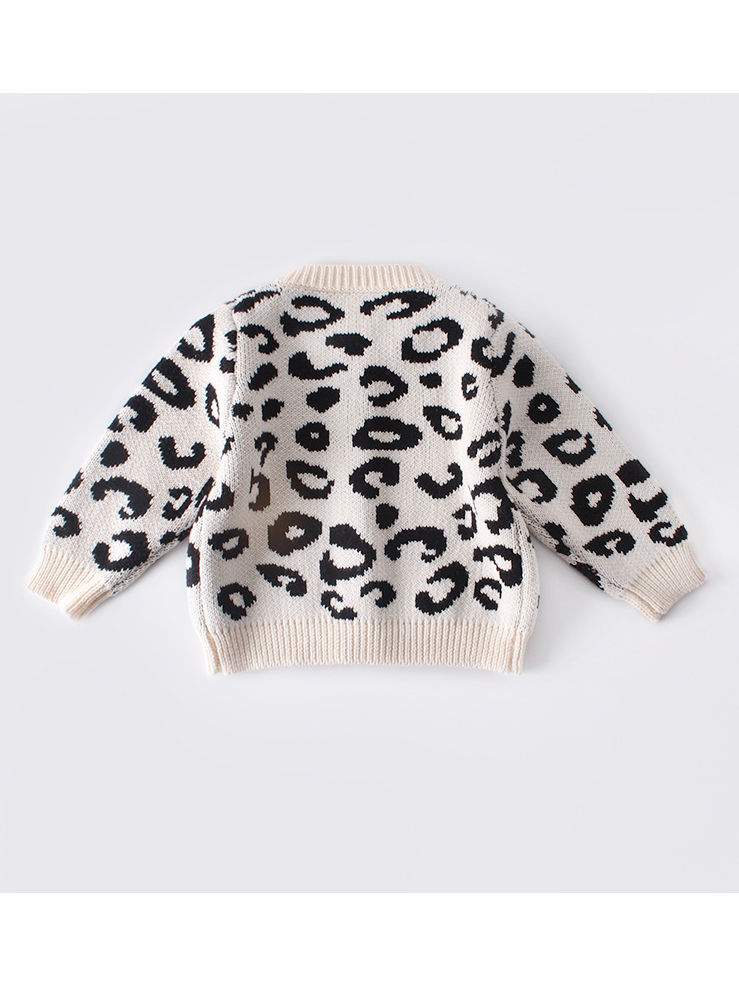 baby leopard cardigan