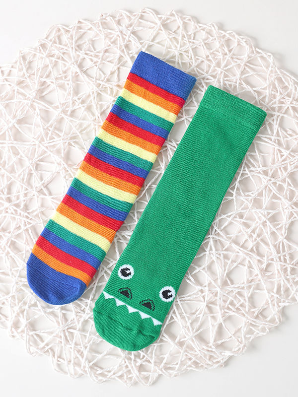 Wholesale Cute Cartoon Dinosaur Knit Socks 19102202 k