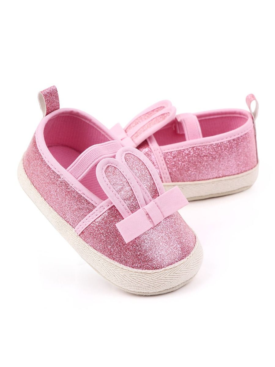 Wholesale Sparkling Bunny Ear Baby Shoes 19102408 kis