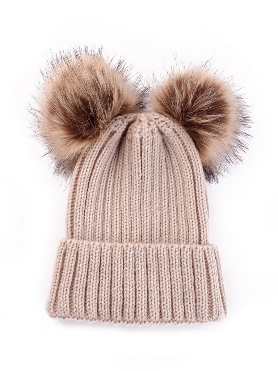 Adorable Baby Double Pom Hat 1911051