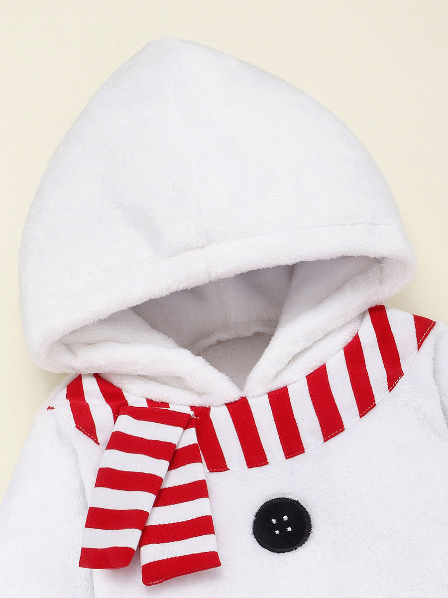 Wholesale Baby Christmas Fleecelined Onesie Hoodie 191