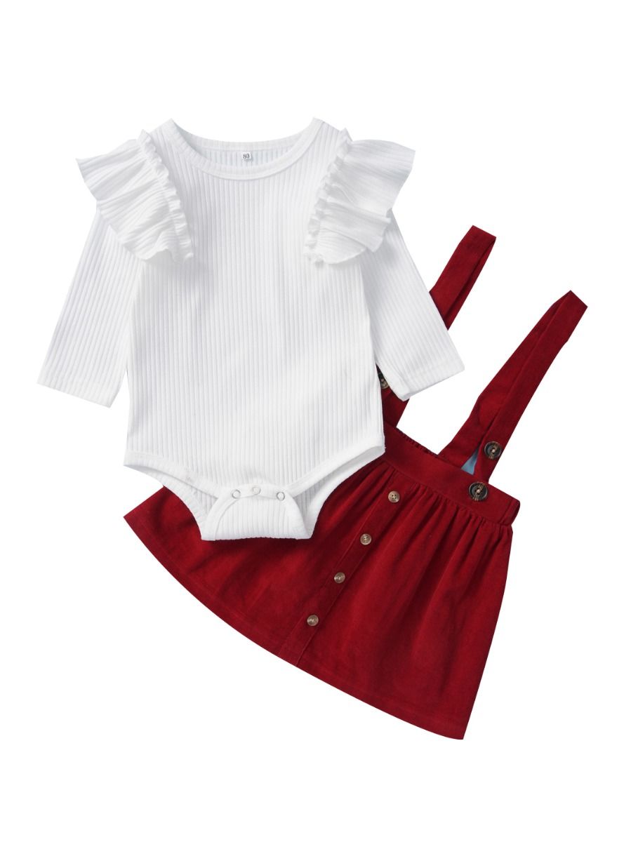 red baby jumper