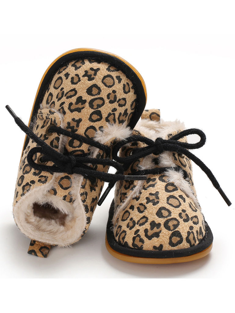 Wholesale Winter Baby Fur Crib Shoes 19112625 - kiskiss
