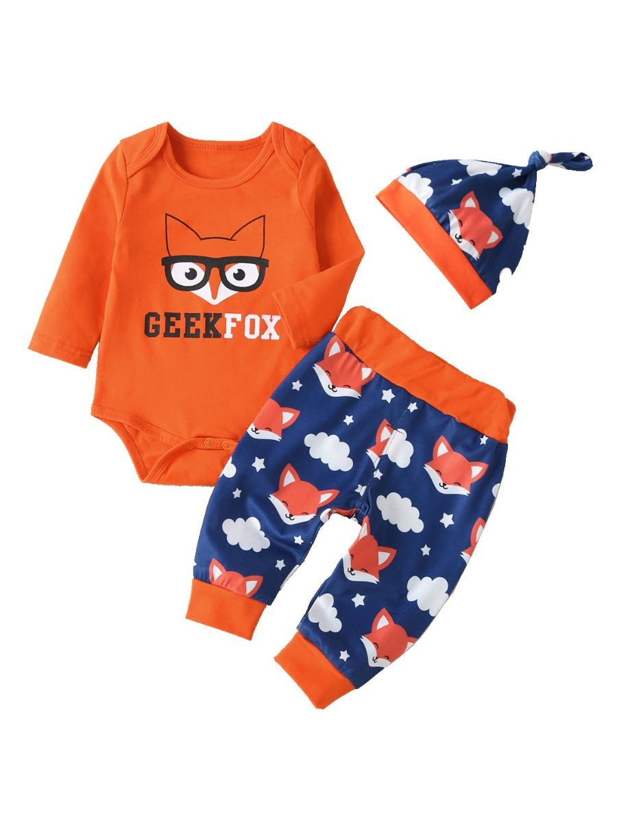 fox onesie baby