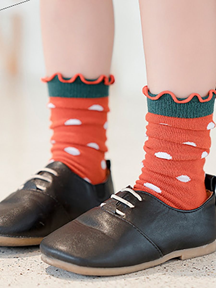 Wholesale Little Big Girl Ruffle Socks 19120928 kiski