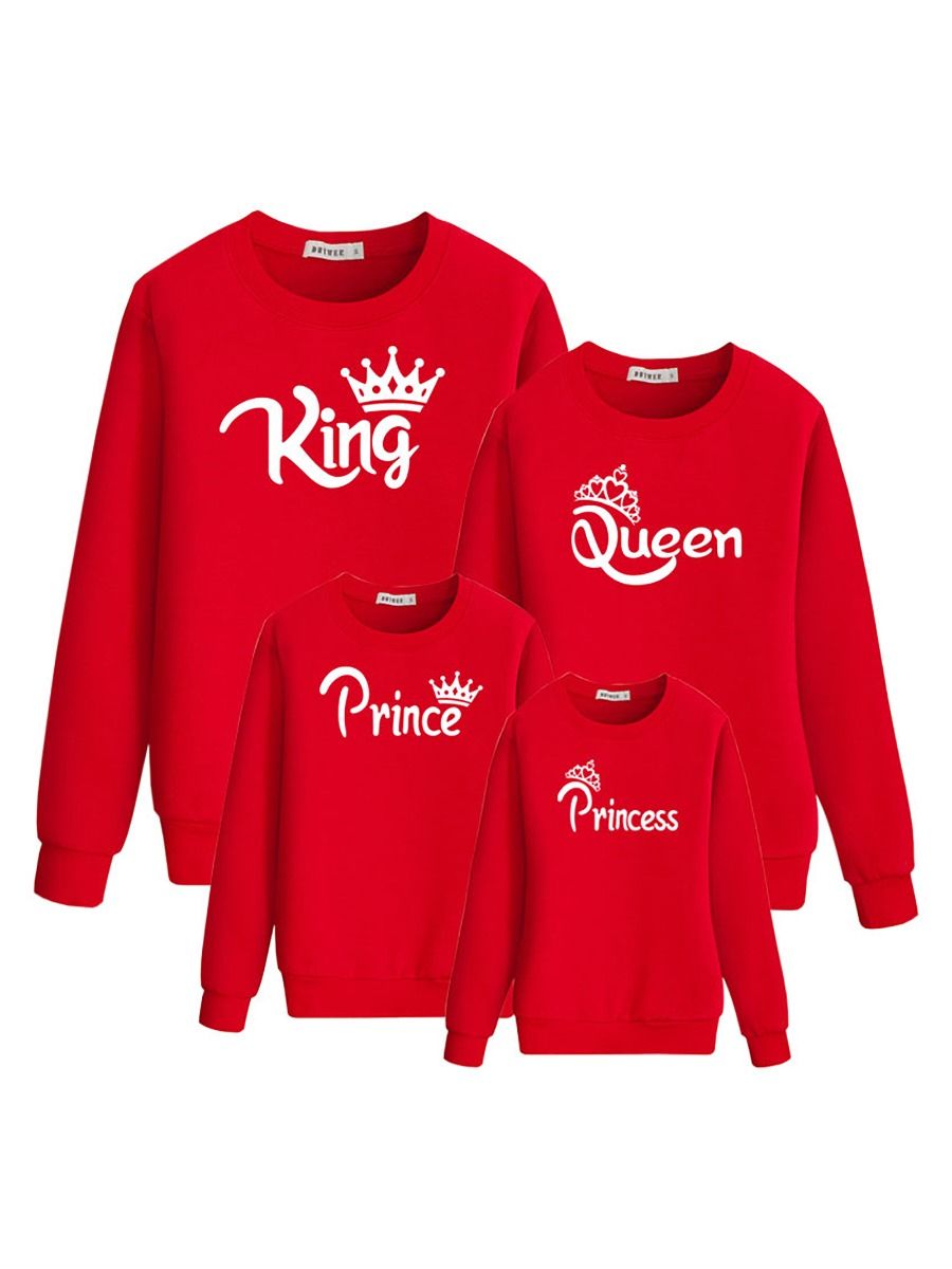 Wholesale Family Matching King Queen Prince Princess Re
