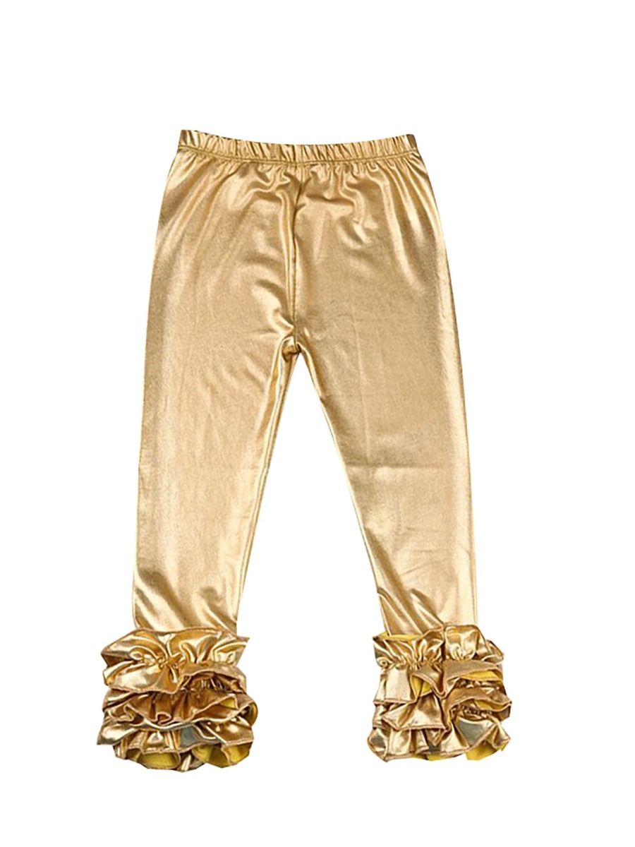baby gold pants