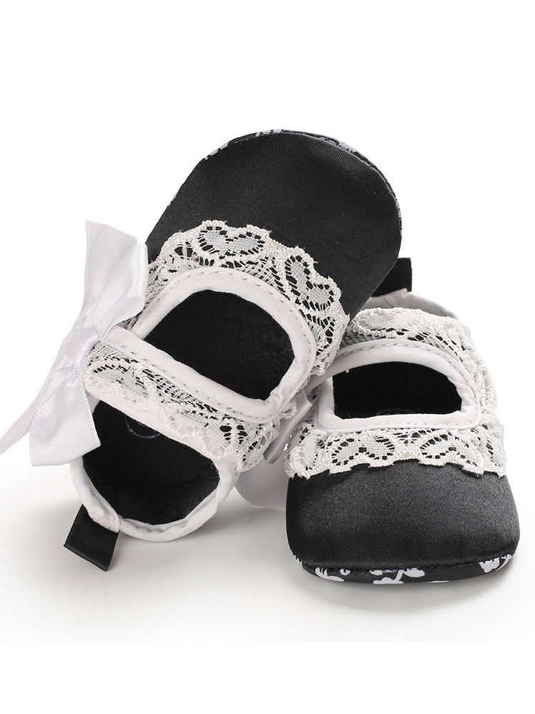 Wholesale Spring Baby Girl Lace Tbar Crib Shoes 191223