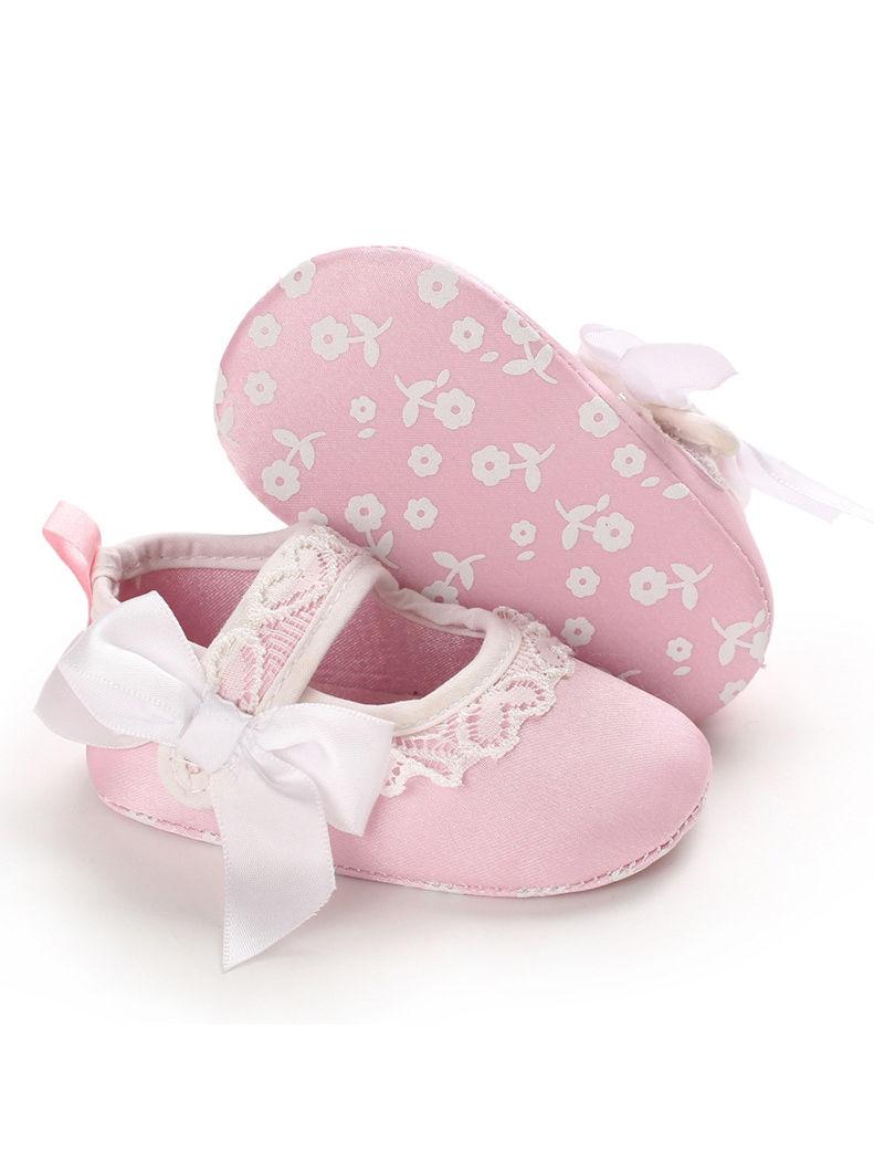 Wholesale Spring Baby Girl Lace Tbar Crib Shoes 191223