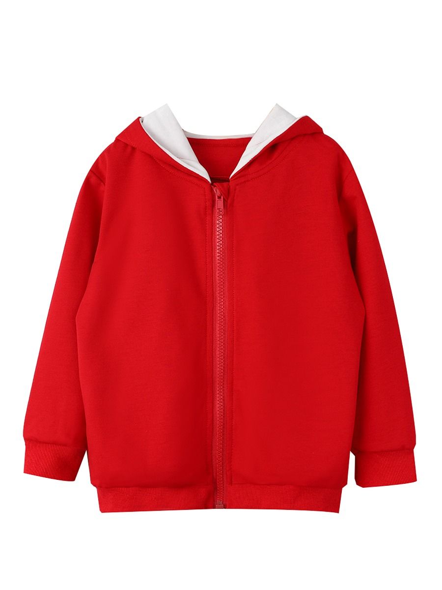 Wholesale Baby Toddler Kids Red Hooded Jacket 20010745