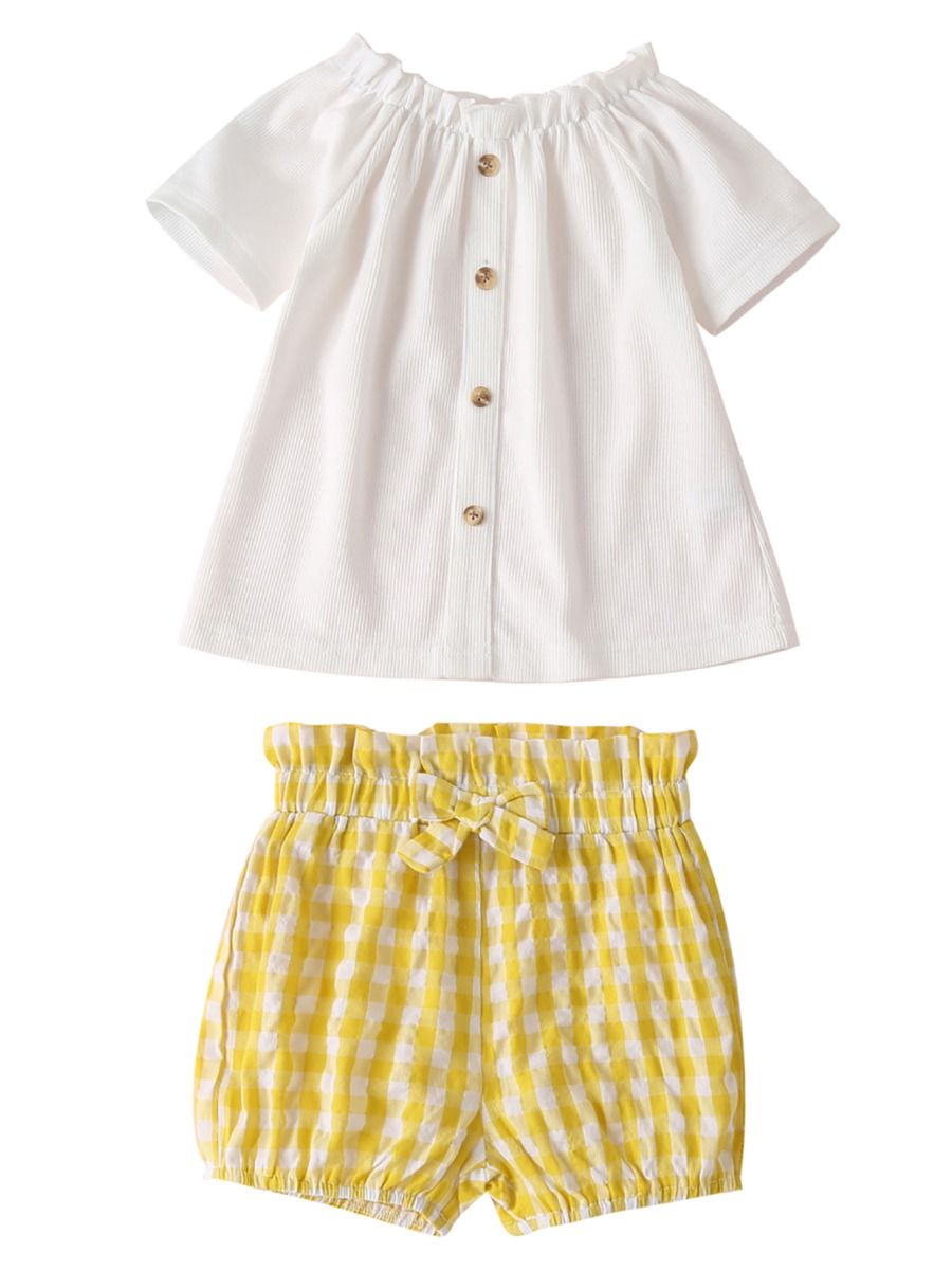 shorts set for baby girl