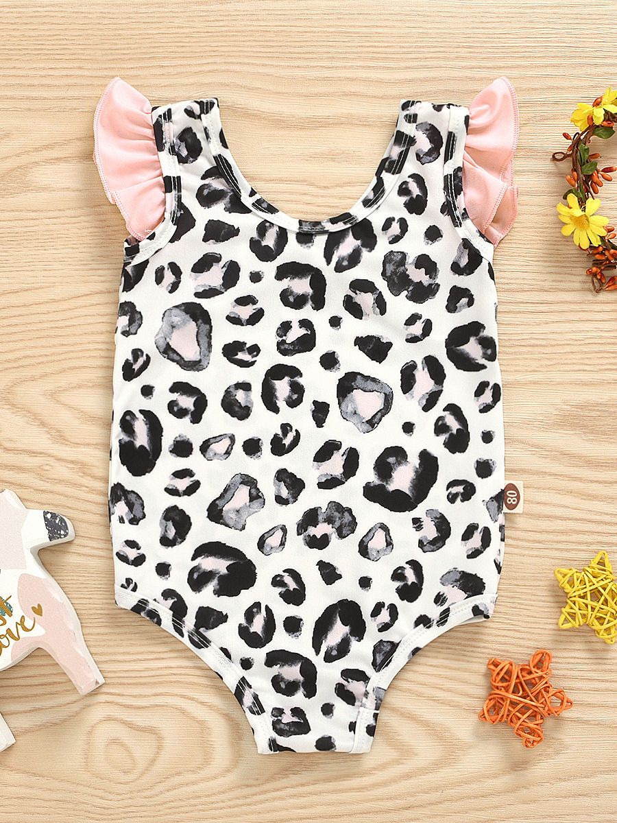 Wholesale Summer Stylish Baby Leopard Print One Piece S