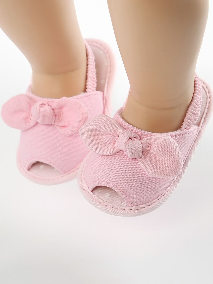 Wholesale Cute Baby Girl Bow Indoor Slipper 20030313
