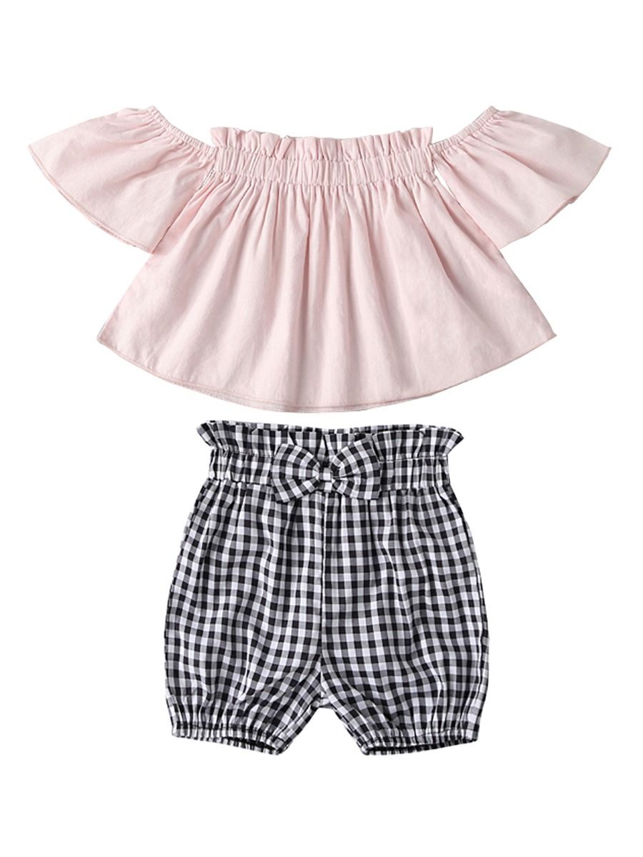 shorts set for baby girl