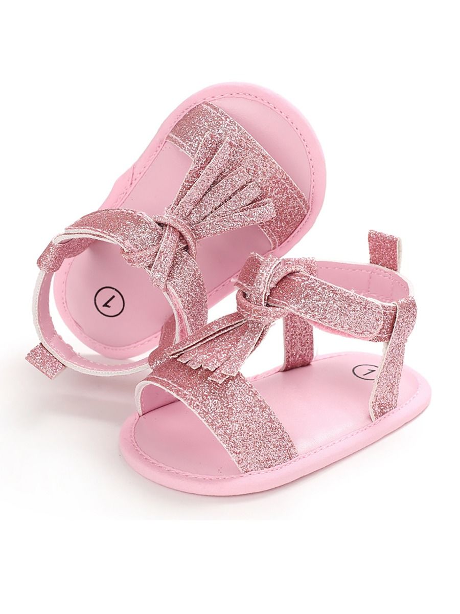 Wholesale Chic Baby Girl Tassel Sandals 200314364 kis