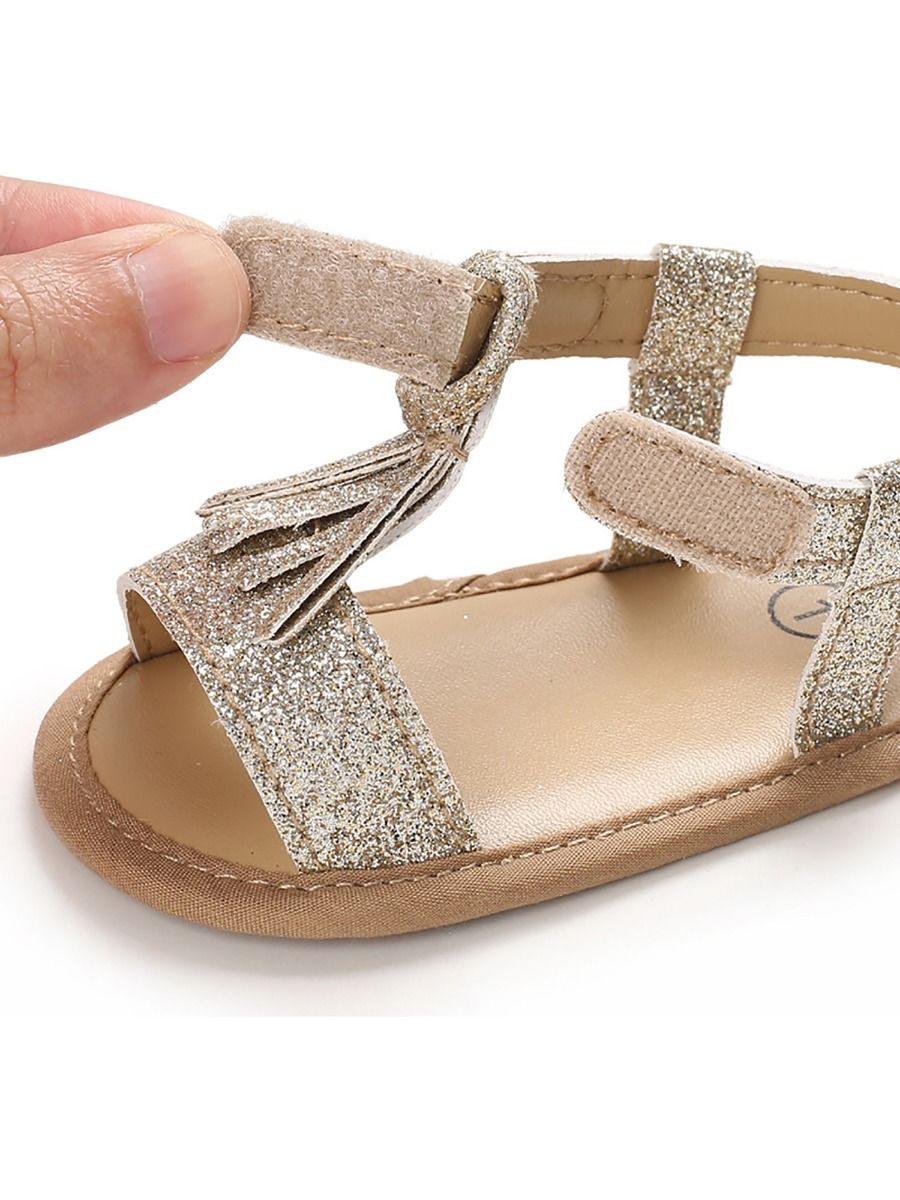 Wholesale Chic Baby Girl Tassel Sandals 200314364 kis